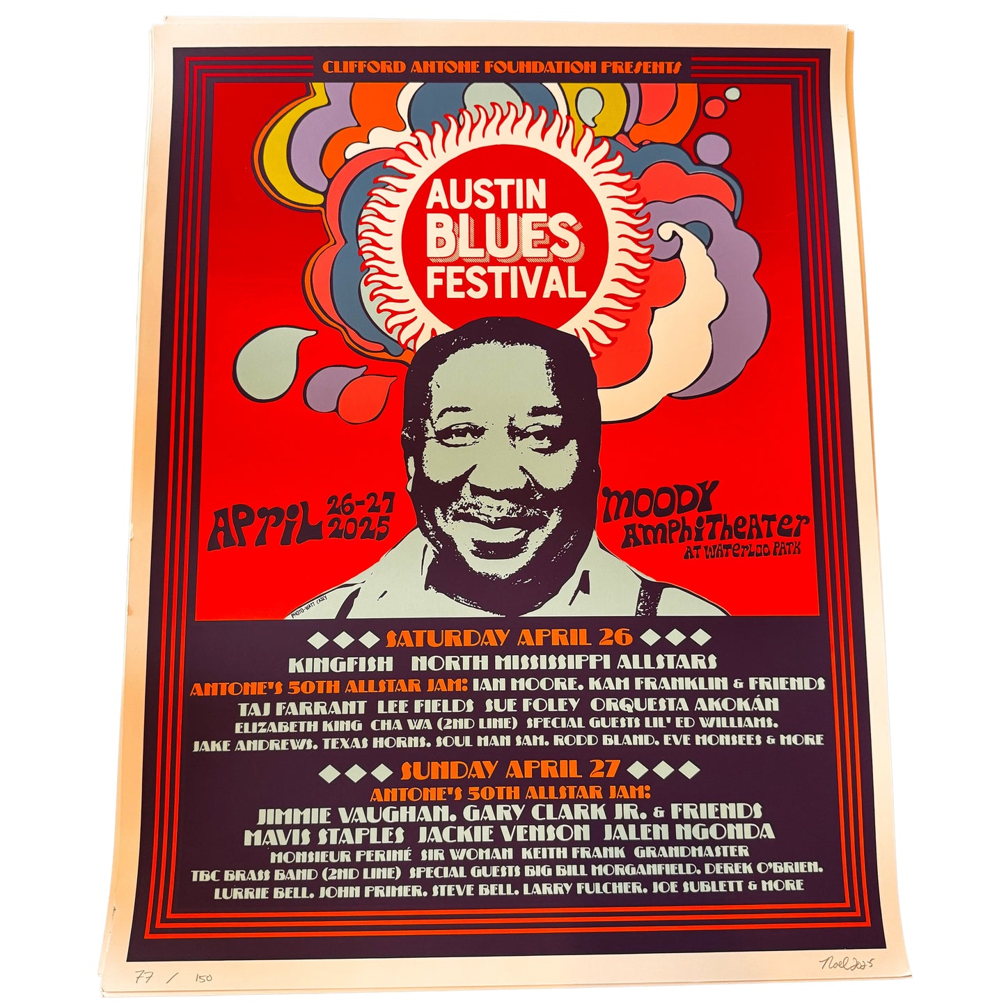 Austin Blues Fest 2025 Poster