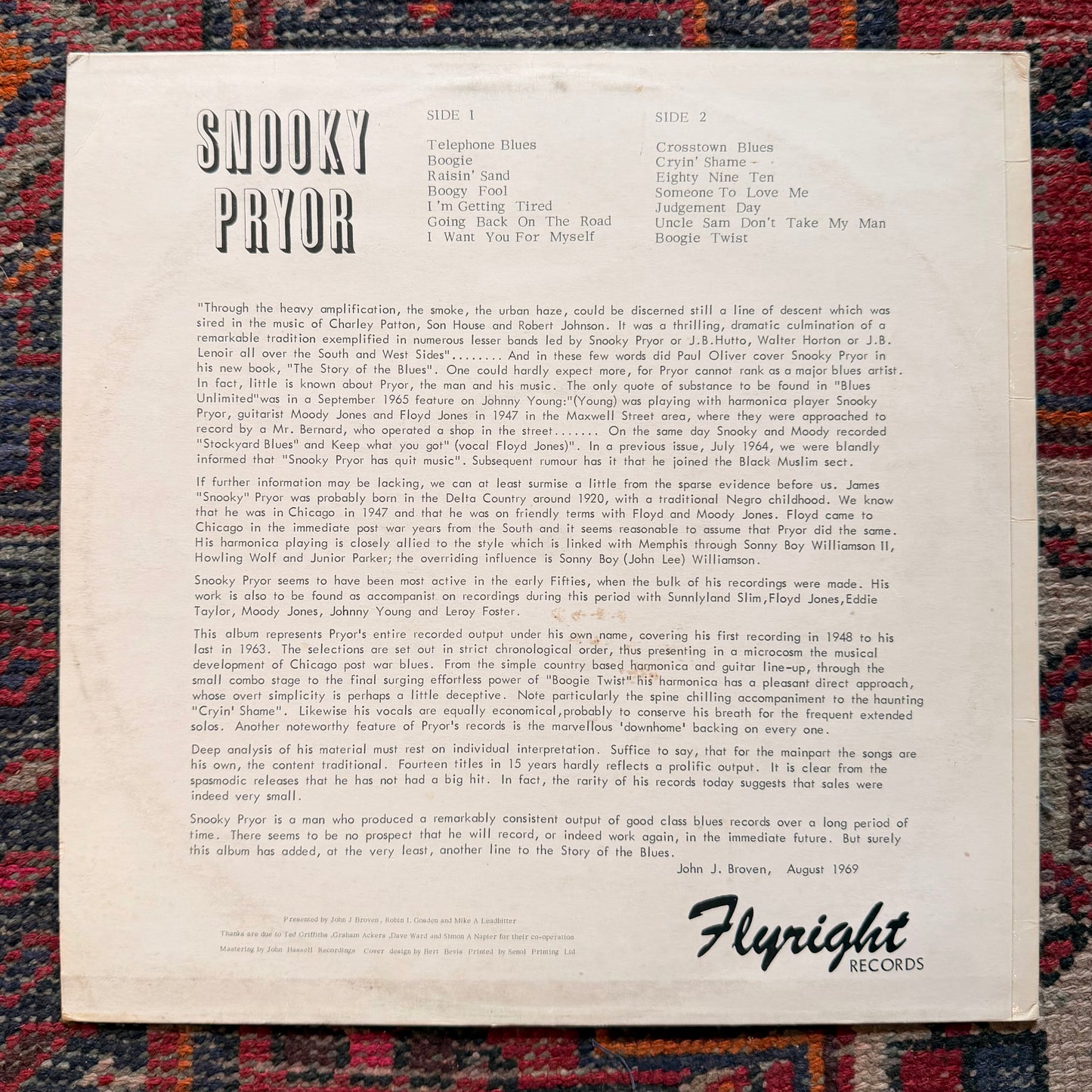 Snooky Pryor - Snooky Pryor