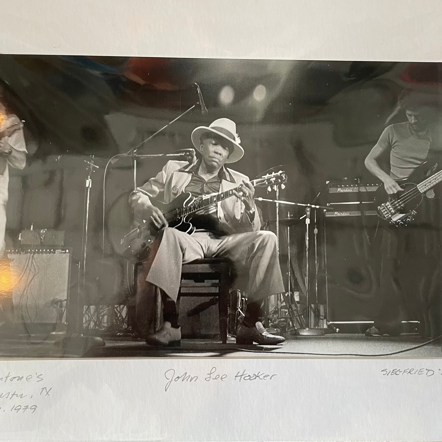 Albert King + Clifford Antone Photo by Kurt Siegfried 11" x 14" (Copy)