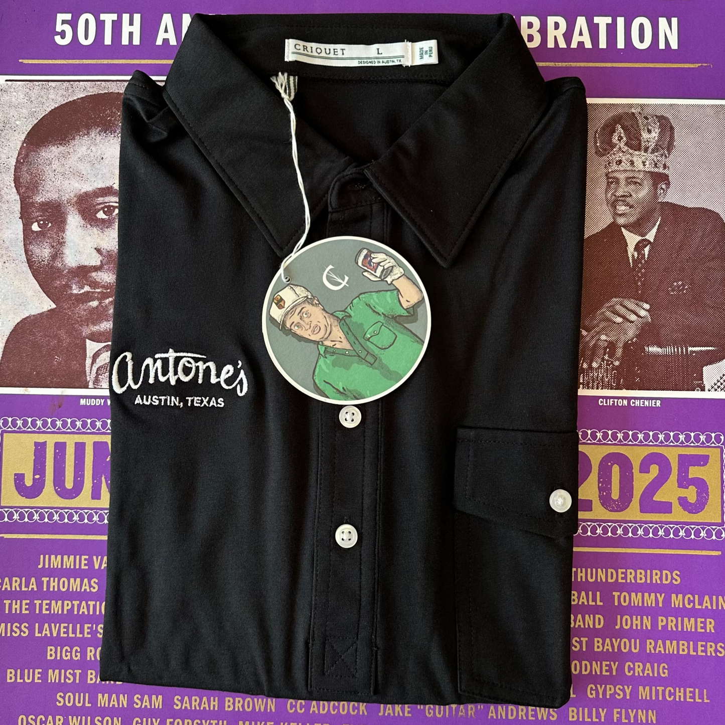 Criquet Performance Players Shirt - Antone's Script