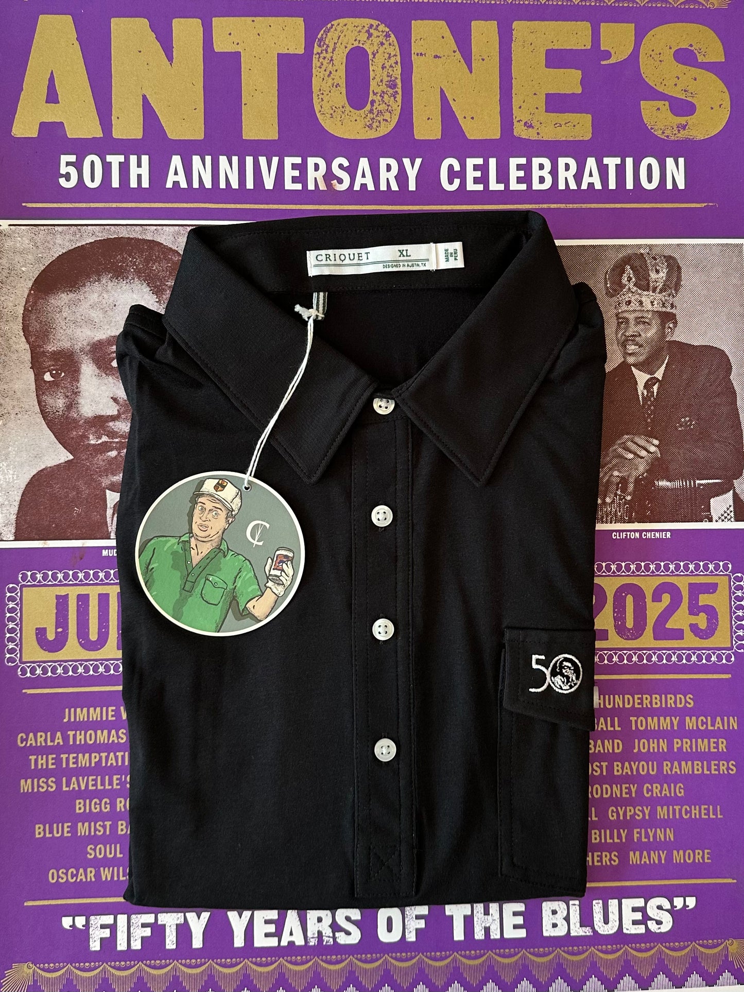 Criquet Performance Players Shirt - 50th Anniversary