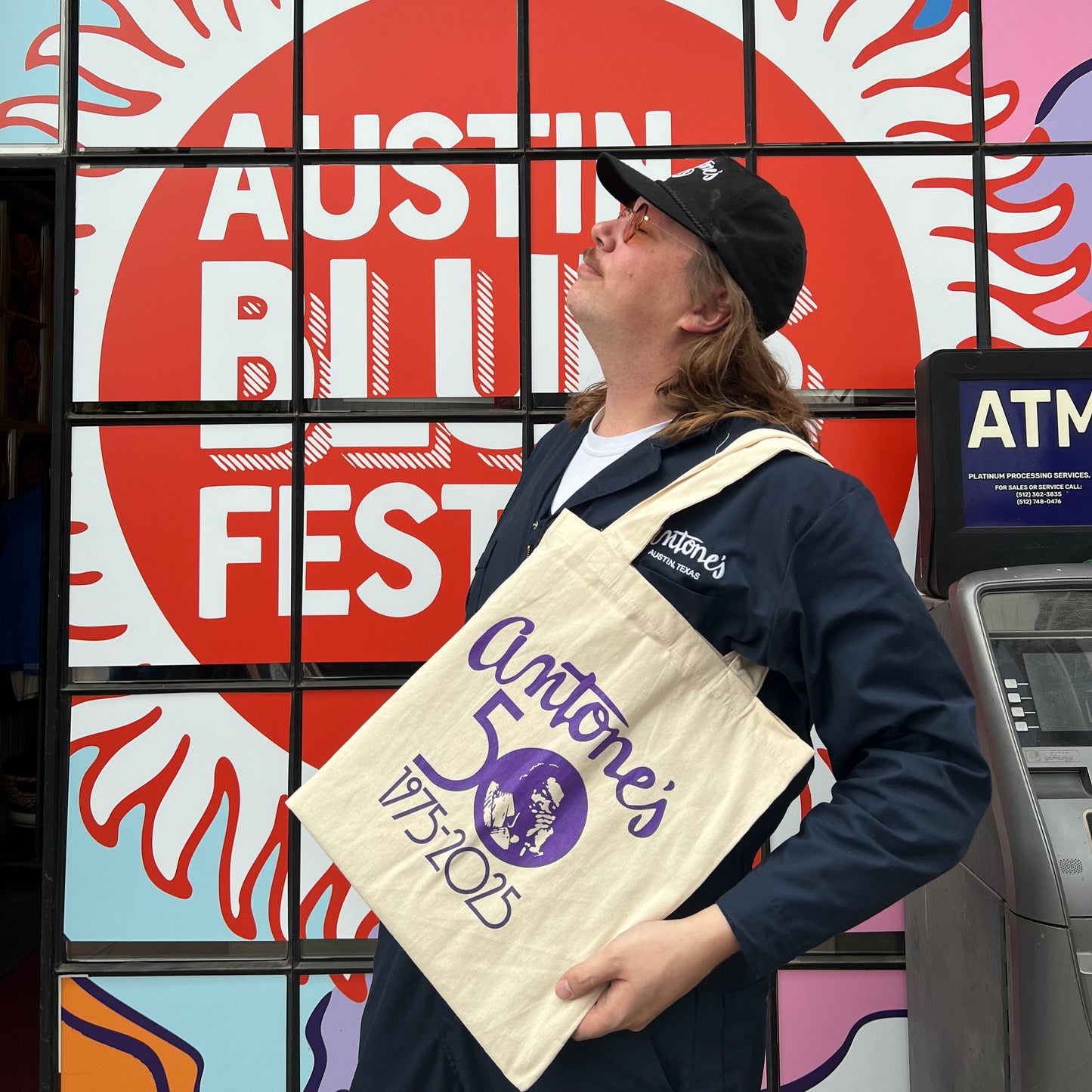 Big Henry's x Antone's 50th Anniversary Tote Bag
