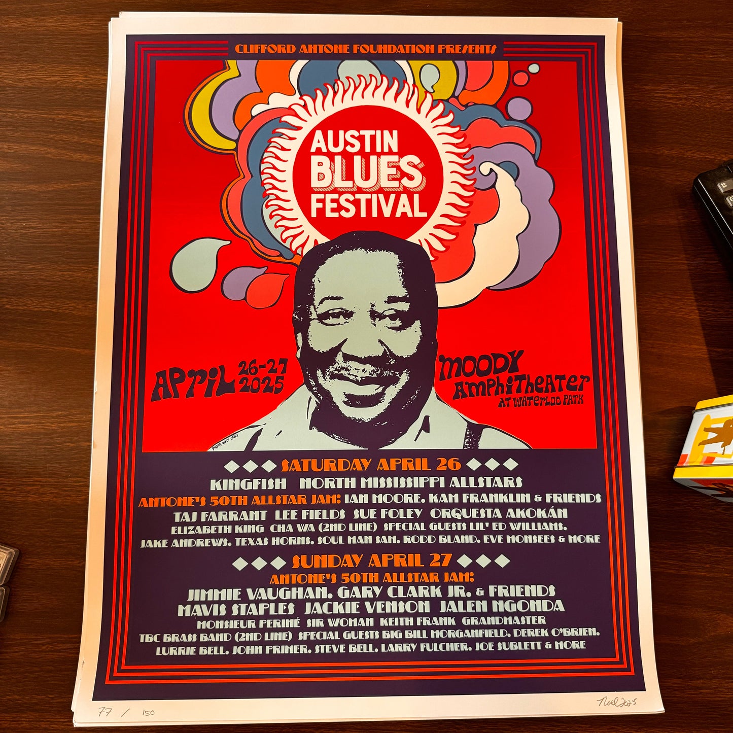 Austin Blues Fest 2025 Poster