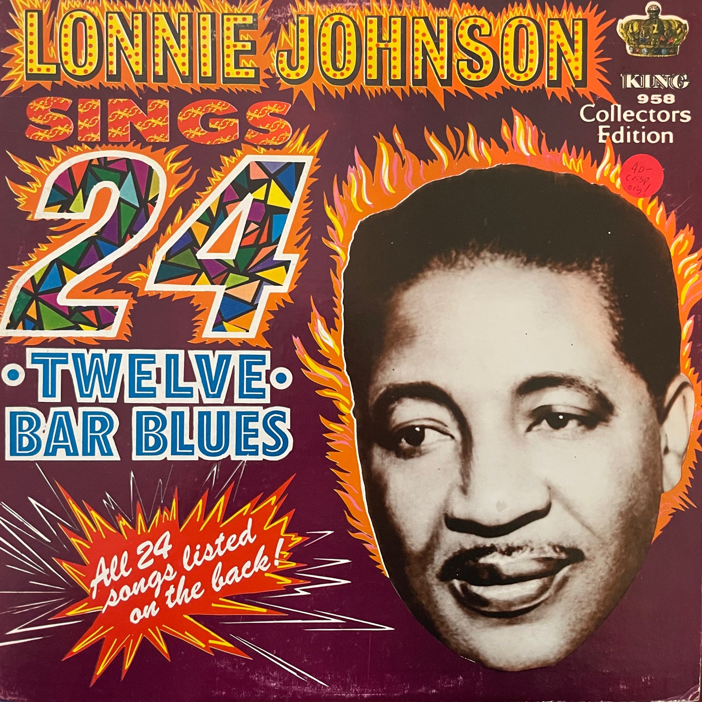 Lonnie Johnson Sings 24 Twelve Bar Blues