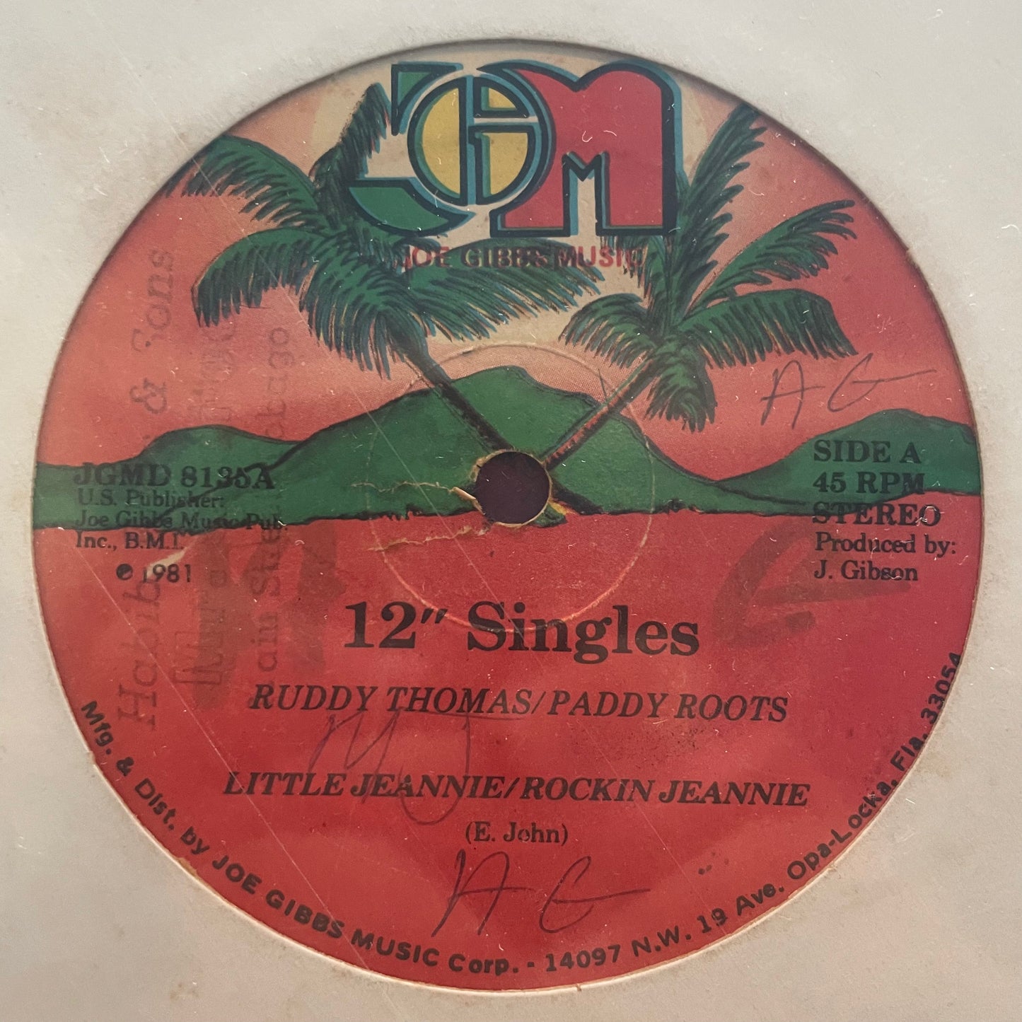 Ruddy Thomas / Paddy Roots – Little Jeanie / Rockin Jeannie