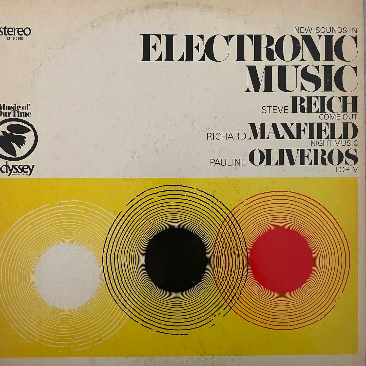 Steve Reich / Richard Maxfield / Pauline Oliveros – New Sounds In Electronic Music