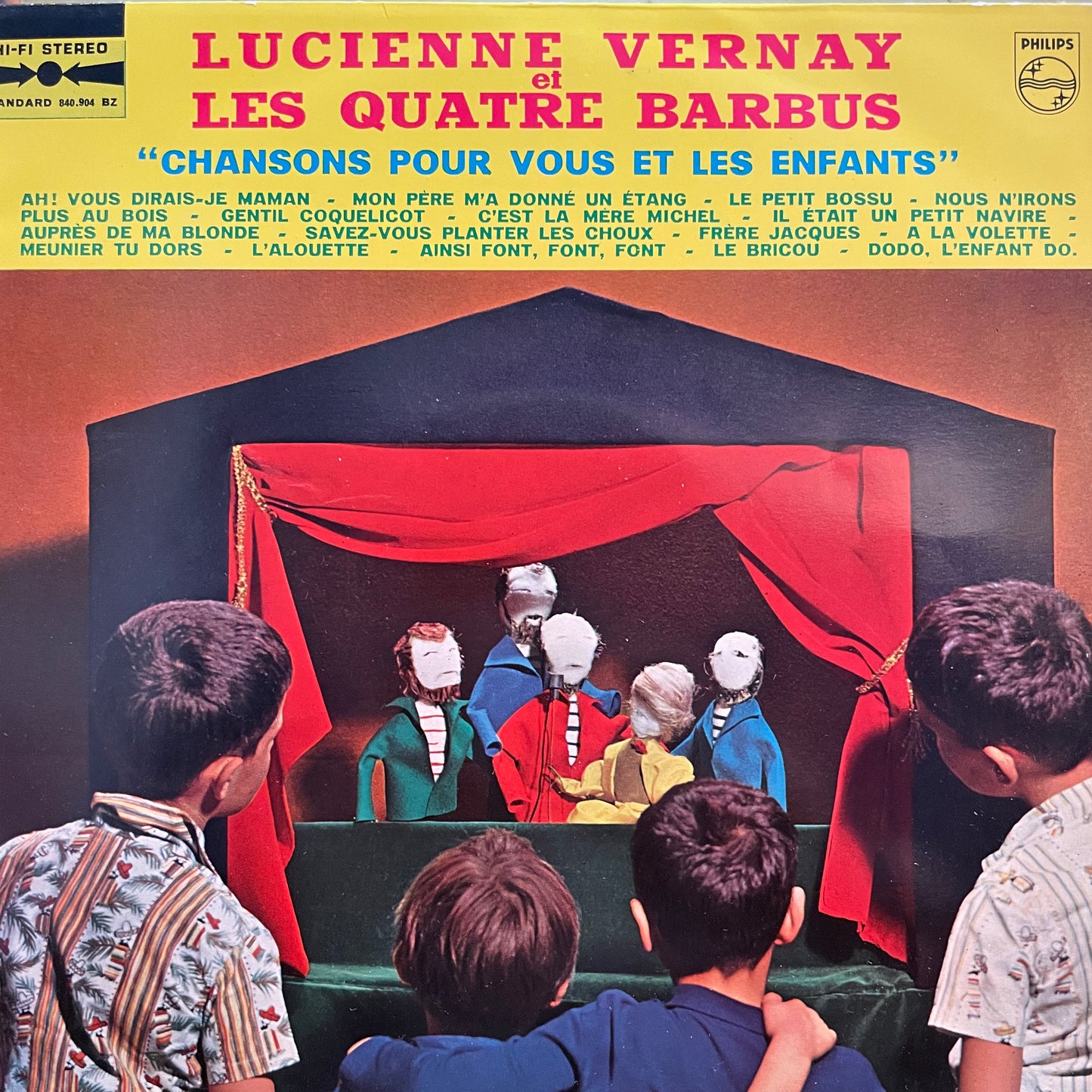 Lucienne Vernay Et Les Quatre Barbus – Chansons Pour Vous Et Les Enfants (10")