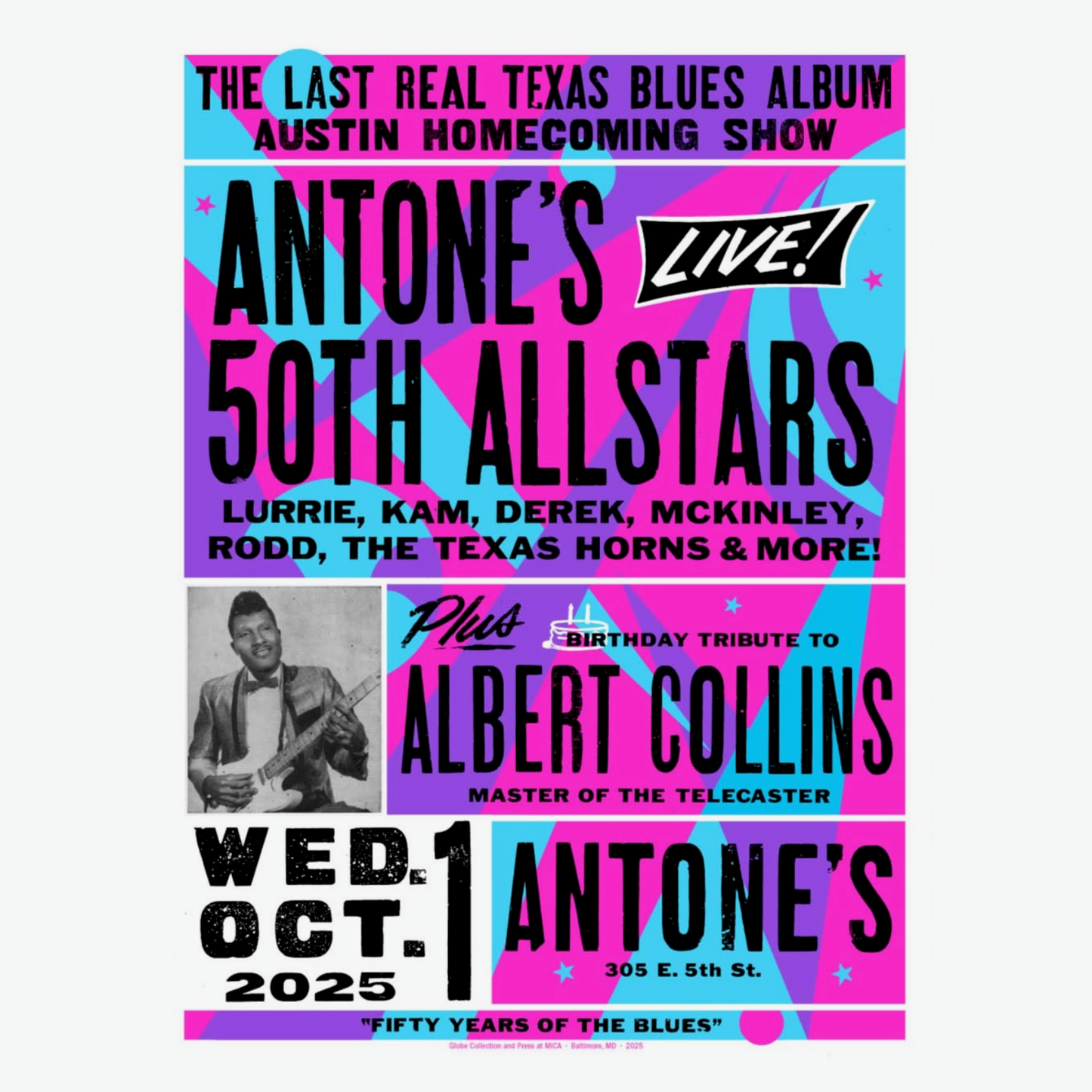 Antone's 50th Allstars Live (Albert Collins Birthday Tribute)