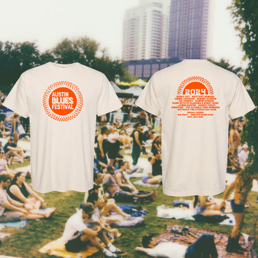 Austin Blues Fest 2024 Lineup Shirt
