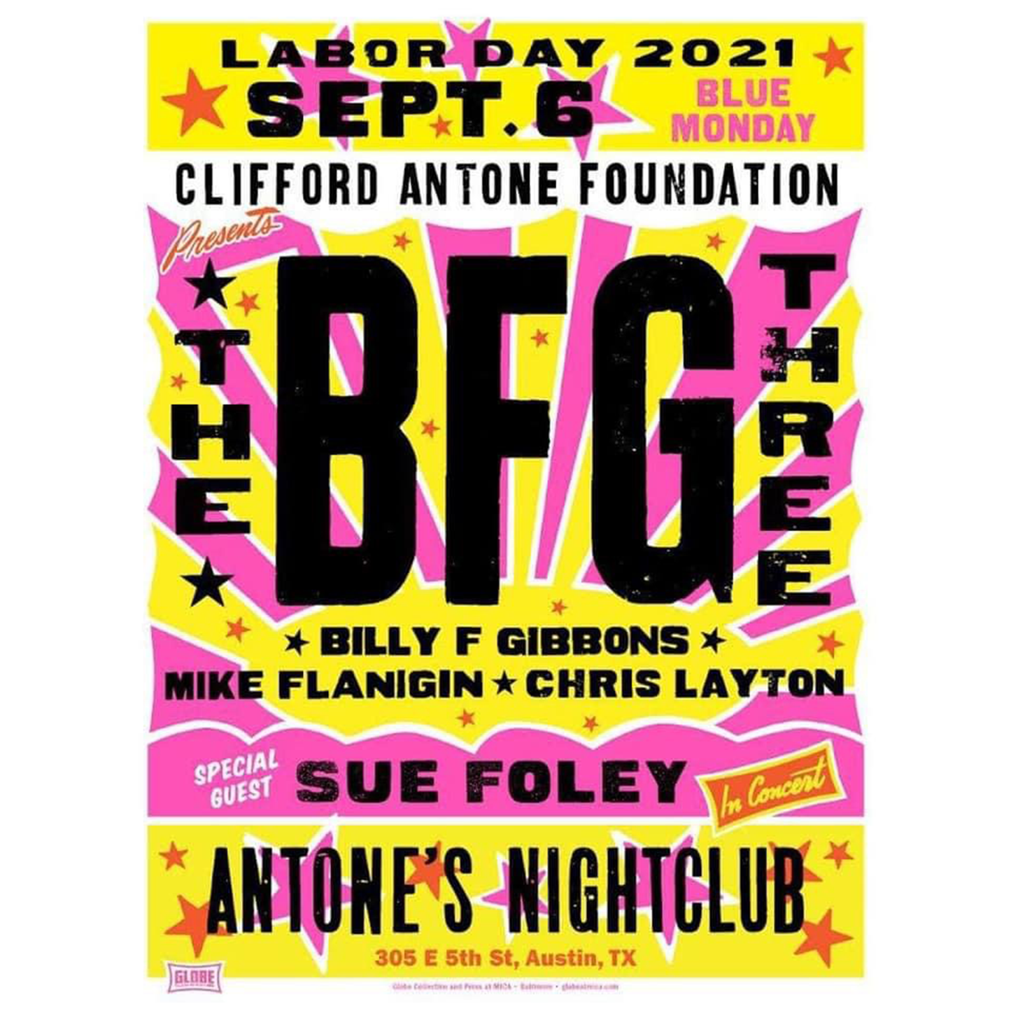 BFG Three Labor Day Poster