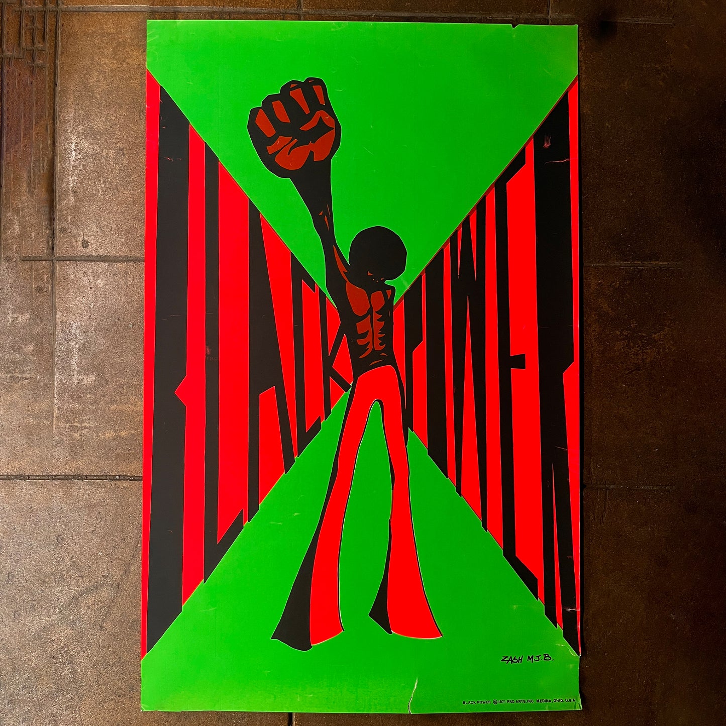 Black Power - Vintage Poster