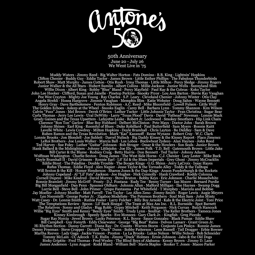 Antone's Stars of 50 Little Walter Shirt