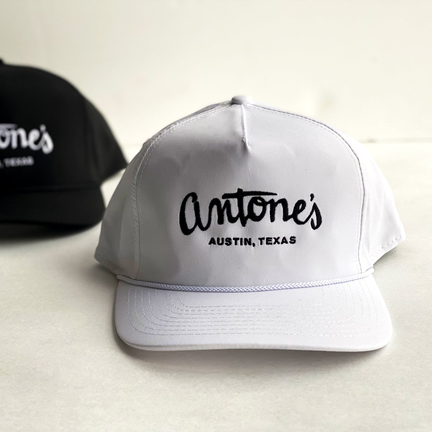 White Antone's Embroidered Hat