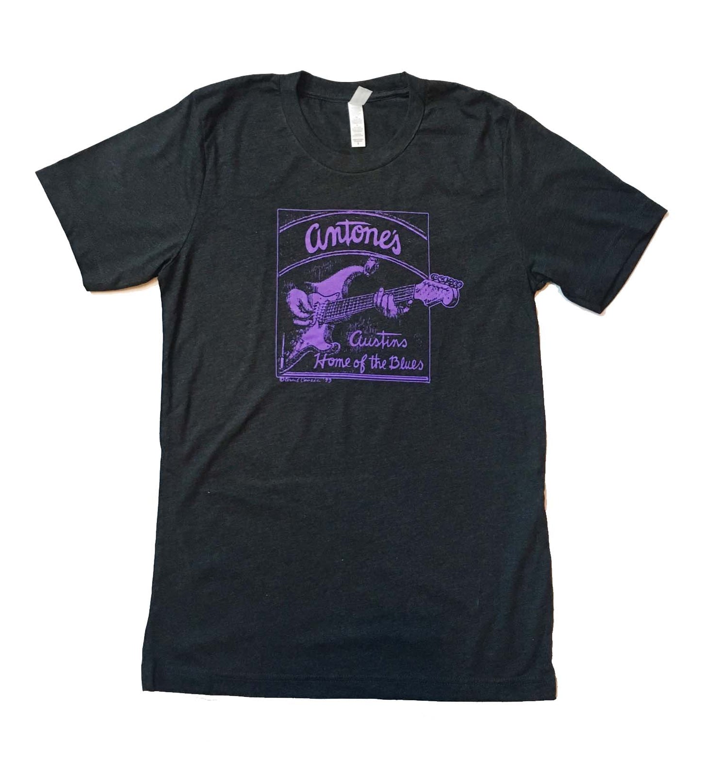 Men's Purple Guitar Logo Shirt