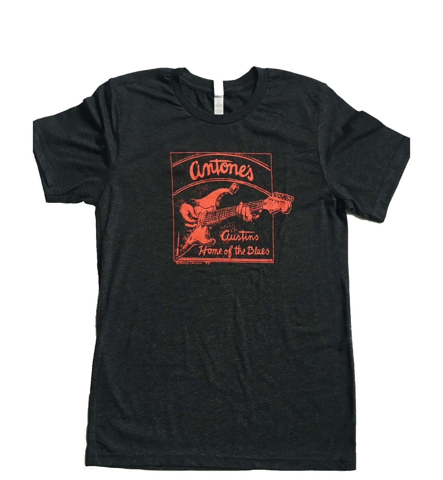 Men's Red Guitar Logo Shirt