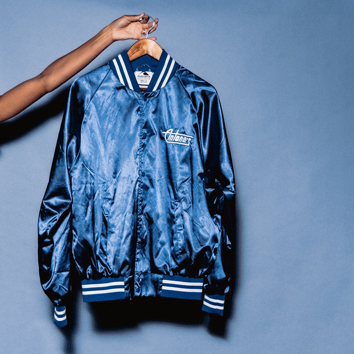 Blue Antone's Embroidered Silk Jacket