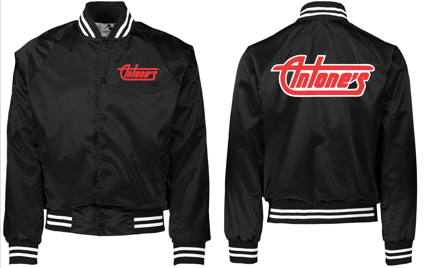 Black Antone's Embroidered Silk Jacket