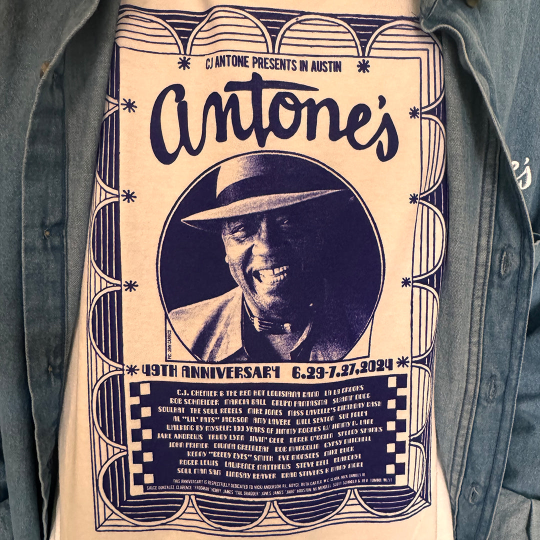 Antone's 49th Anniversary Shirt - Purple