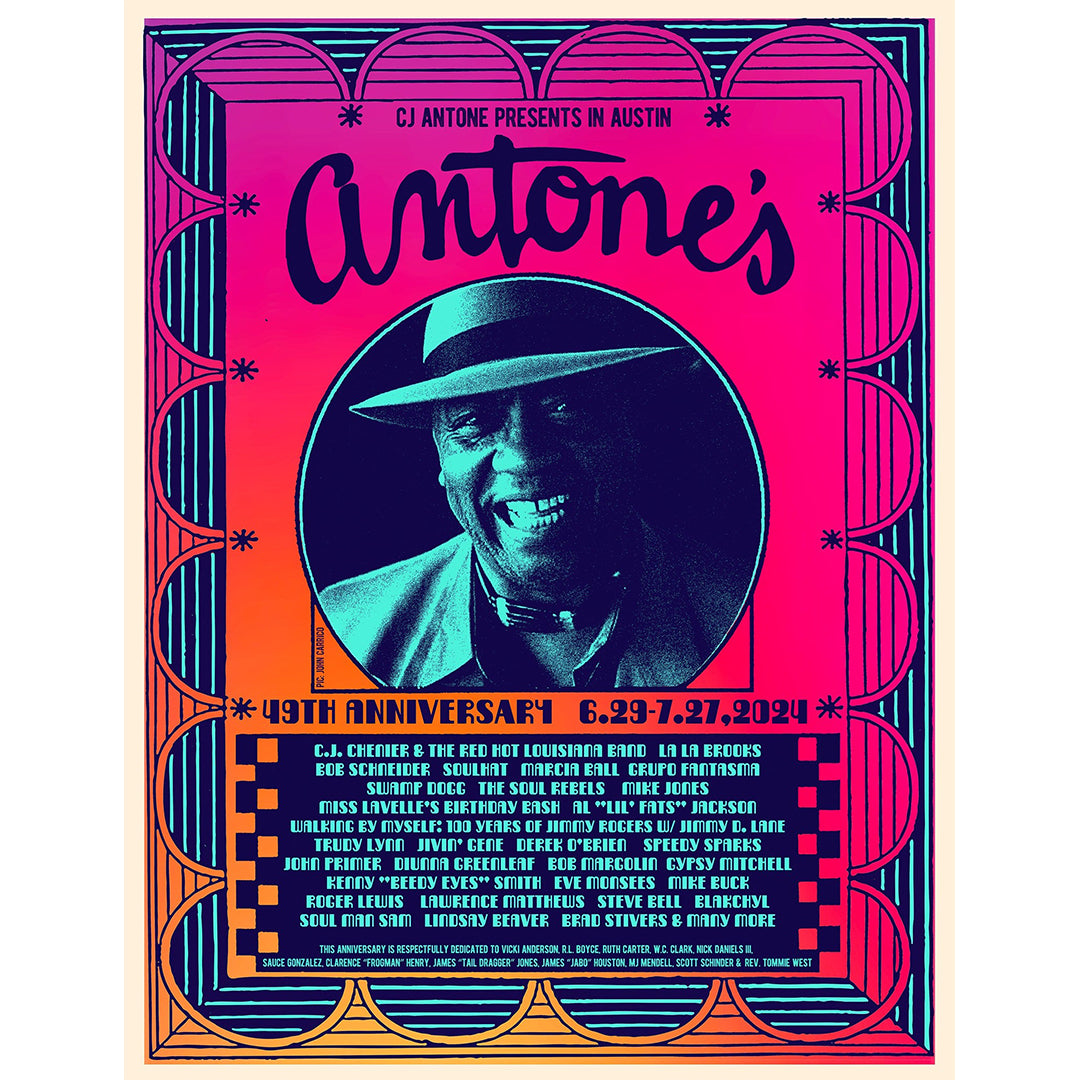 Antone's 49th Anniversary Poster