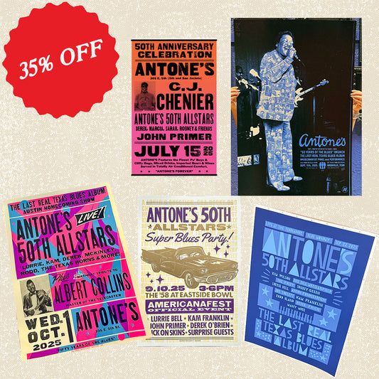 Antone's 50th Poster Bundle