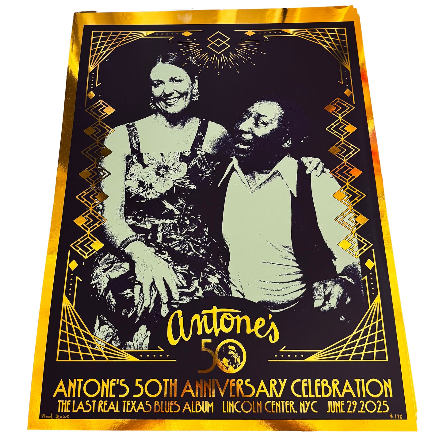 Antone's 50th Lincoln Center Poster