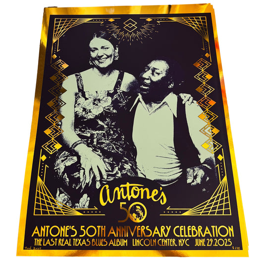 Antone's 50th Lincoln Center Poster