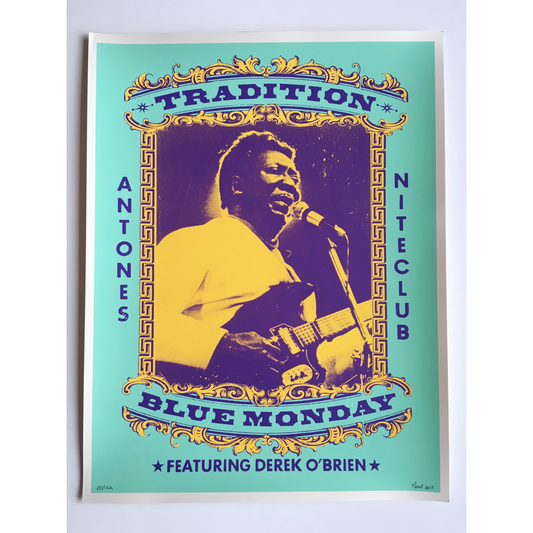 Blue Monday Muddy Waters Poster
