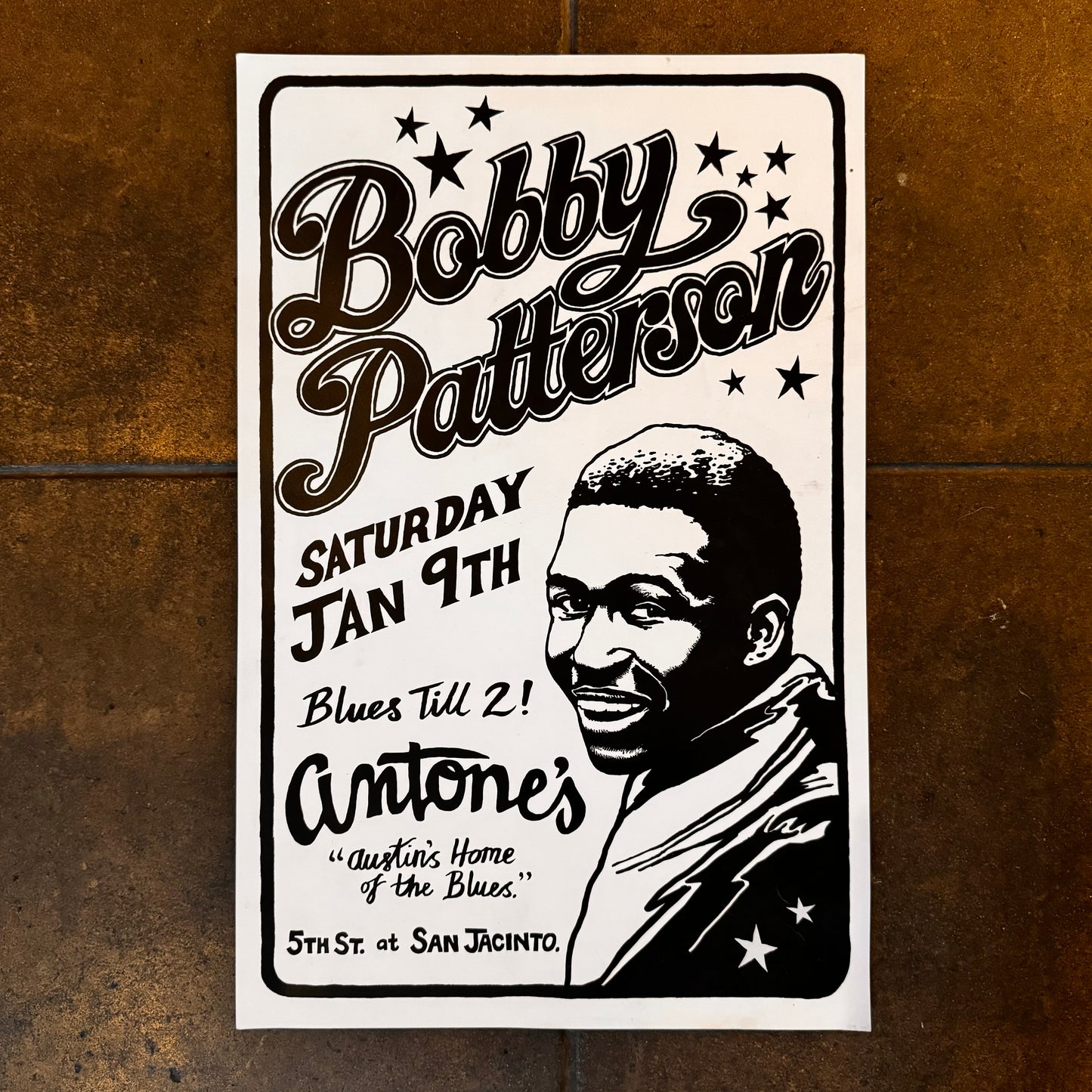 Bobby Patterson Antone's Poster