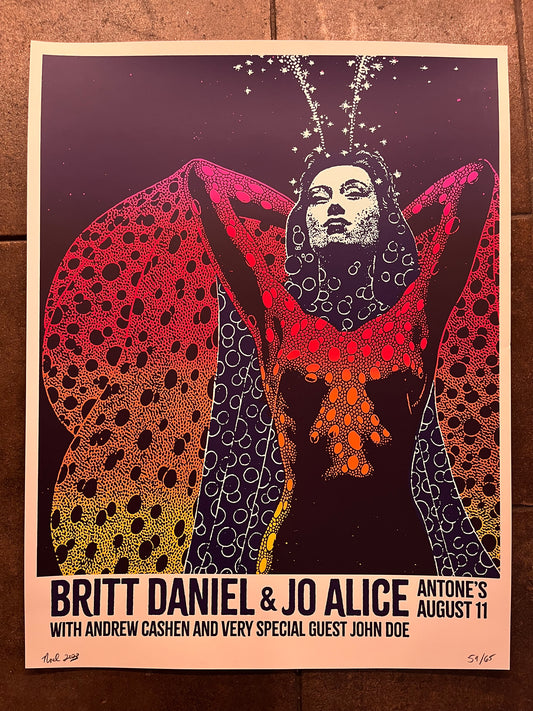 Britt Daniel and Jo Alice Poster