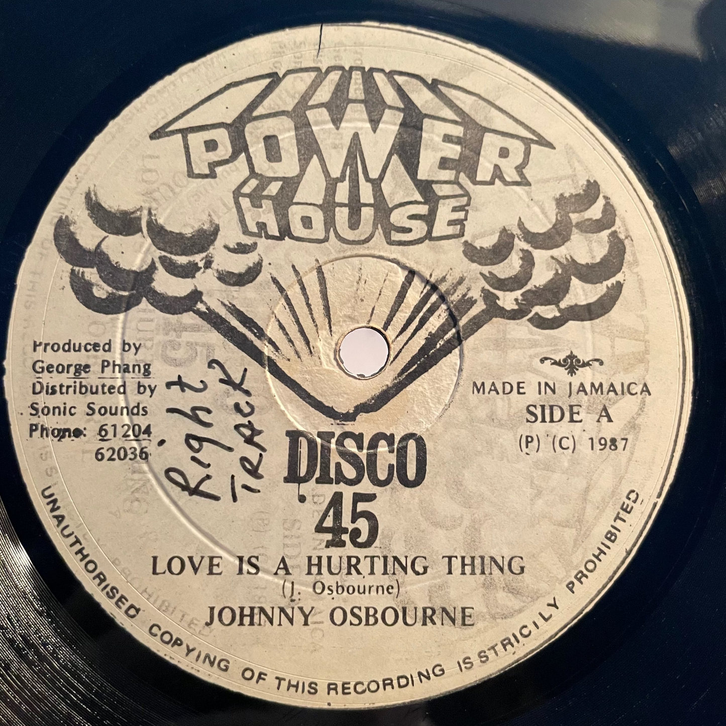 Johnny Osbourne / Hugo Barrington – Love Is A Hurting Thing / Rise & Salute