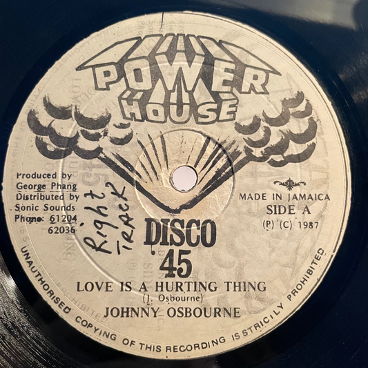 Johnny Osbourne / Hugo Barrington – Love Is A Hurting Thing / Rise & Salute