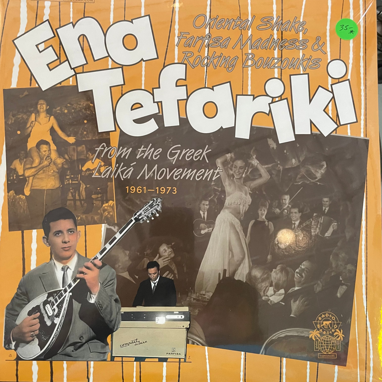 Ena Tefariki - Oriental Shake, Farfisa Madness & Rocking Bouzoukis From The Greek Laika Movement (1961-1973)