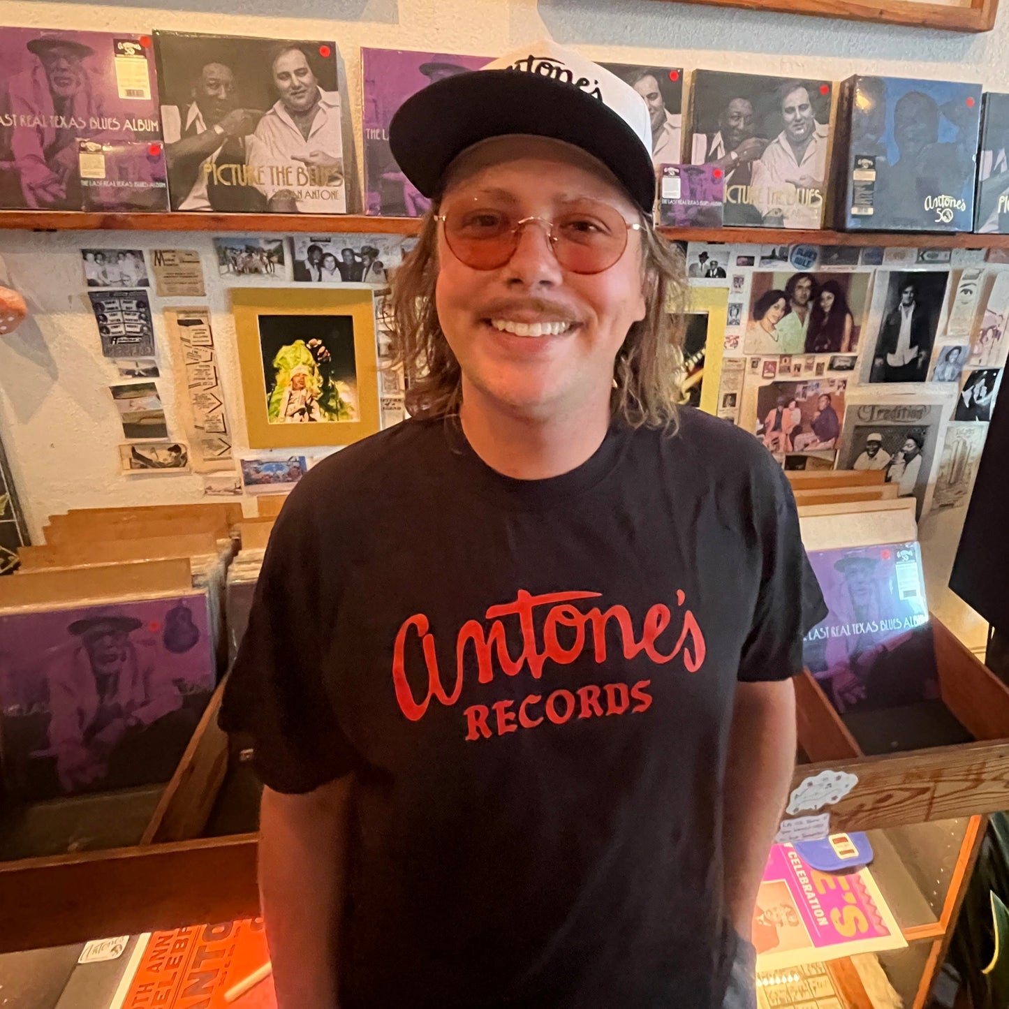 Antone's Records Black T-Shirt