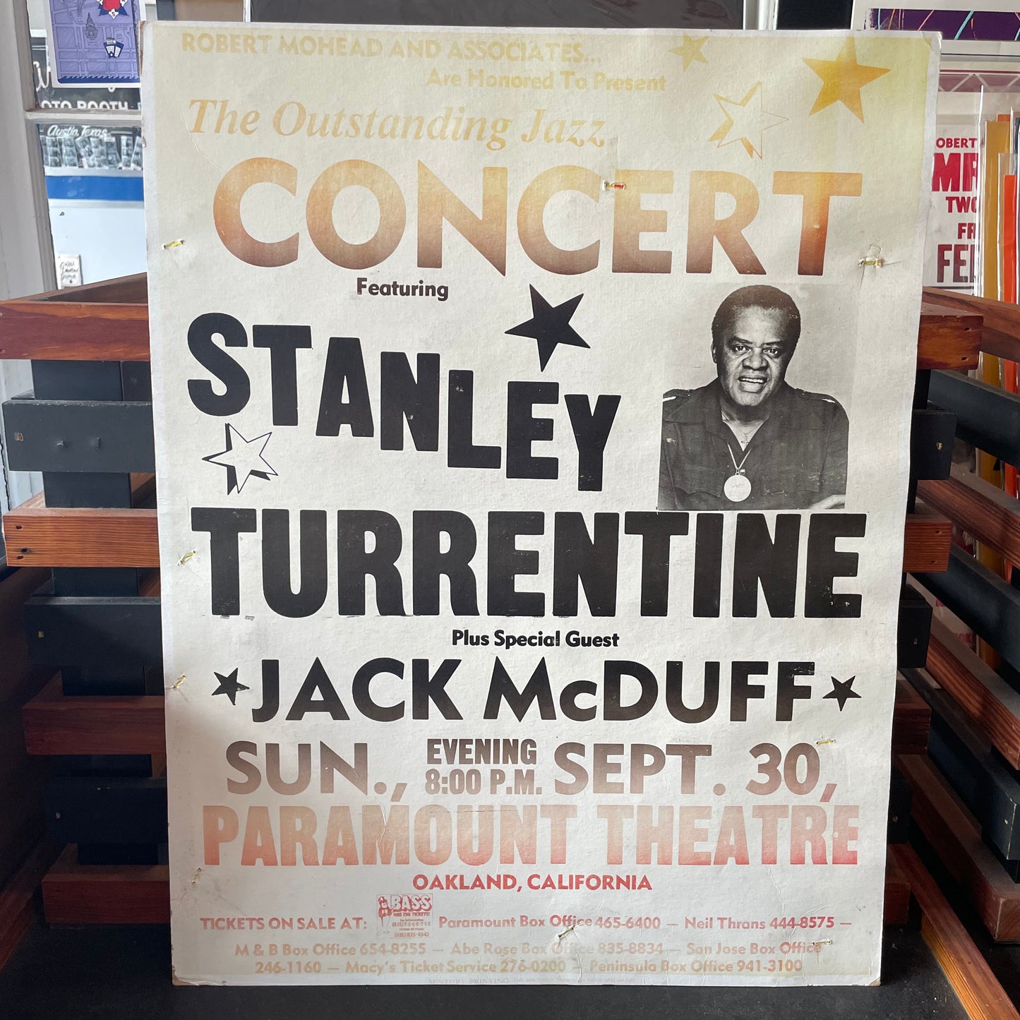 Stanley Turrentine/ Jack McDuff - Vintage Poster