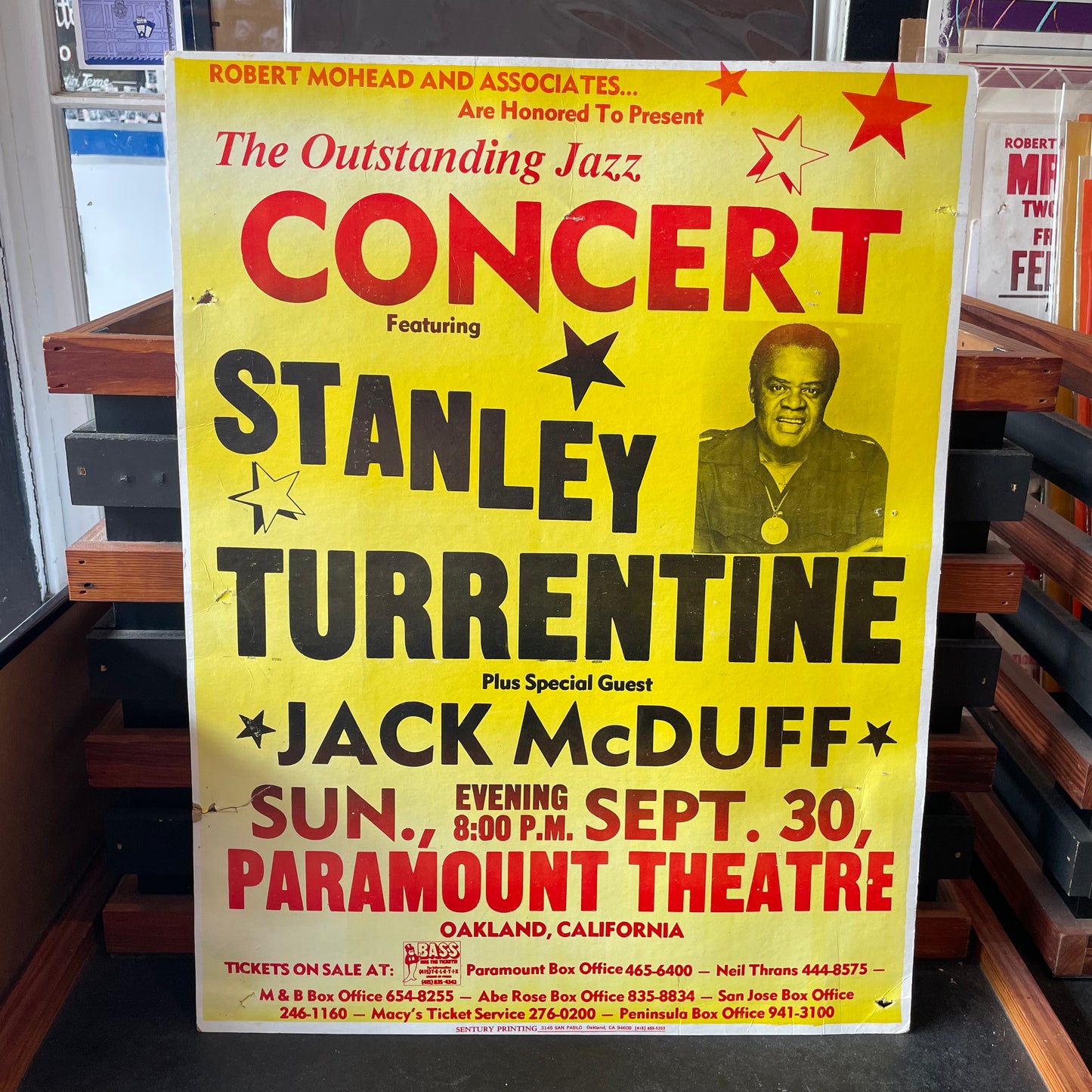 Stanley Turrentine/ Jack McDuff - Vintage Poster