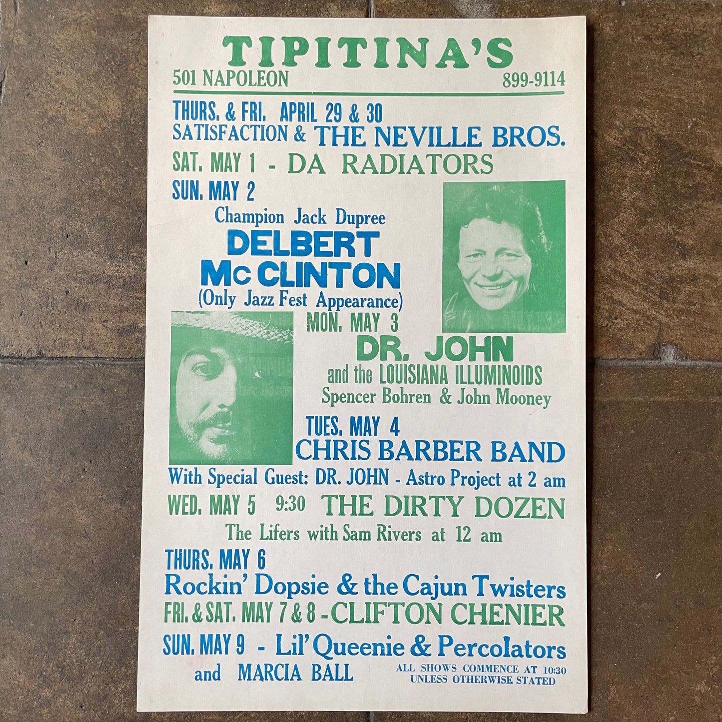 Tipitina's - Vintage Poster