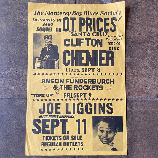 Clifton Chenier - Vintage Poster