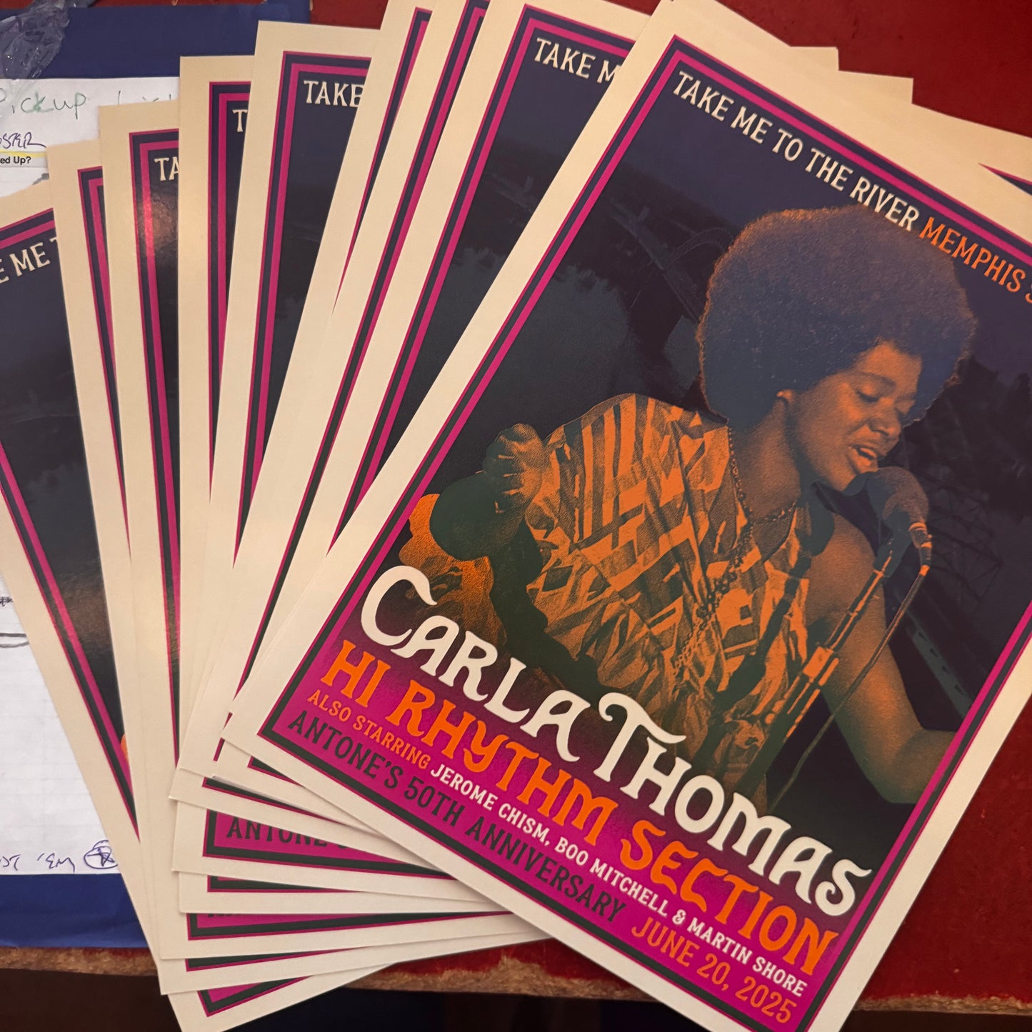 Promotional Carla Thomas 50th Antone's Poster