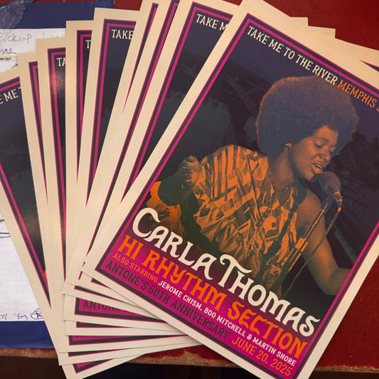 Promotional Carla Thomas 50th Antone's Poster