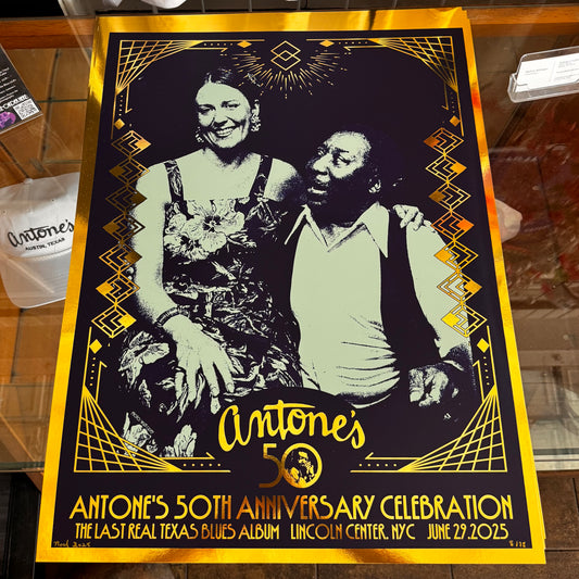 Antone's 50th Lincoln Center Poster