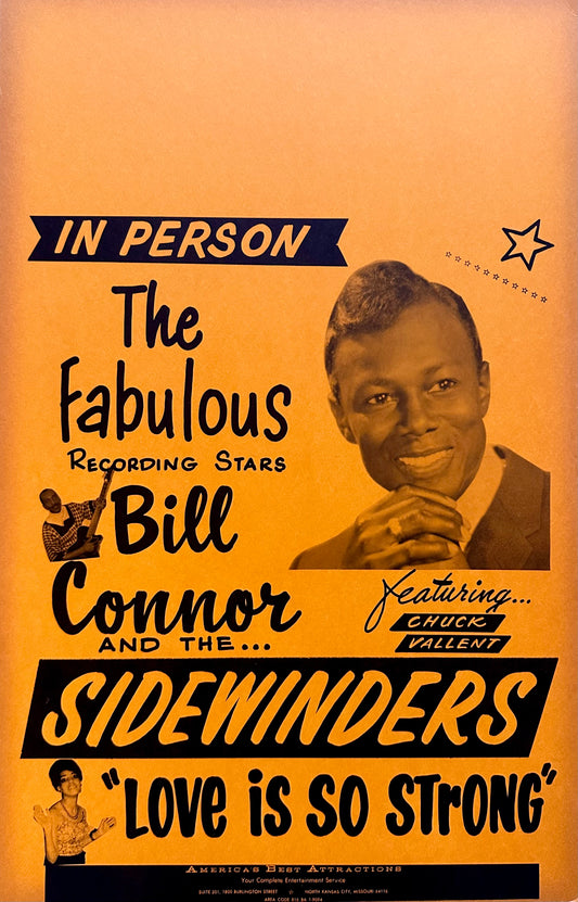Bill Connor and the Sidewinders- Vintage Poster