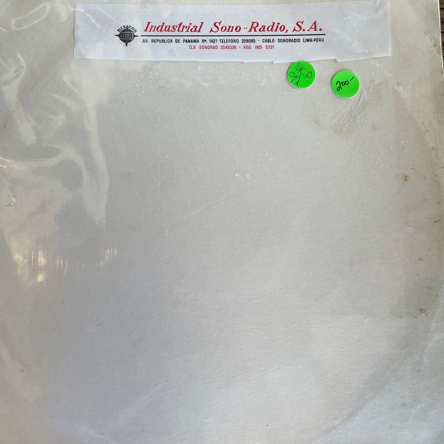 Los Jaguars - De Fiesta Con Los Jaguars (Test Pressing)