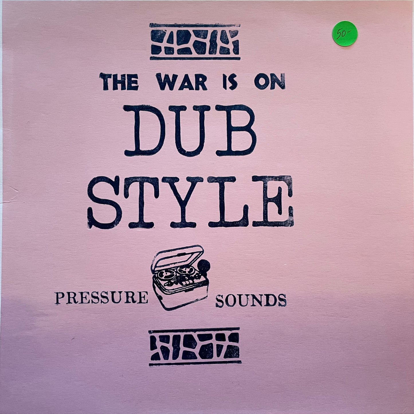 Phil Pratt - The War is On Dub Style (Ltd. Letterpressed Jacket)