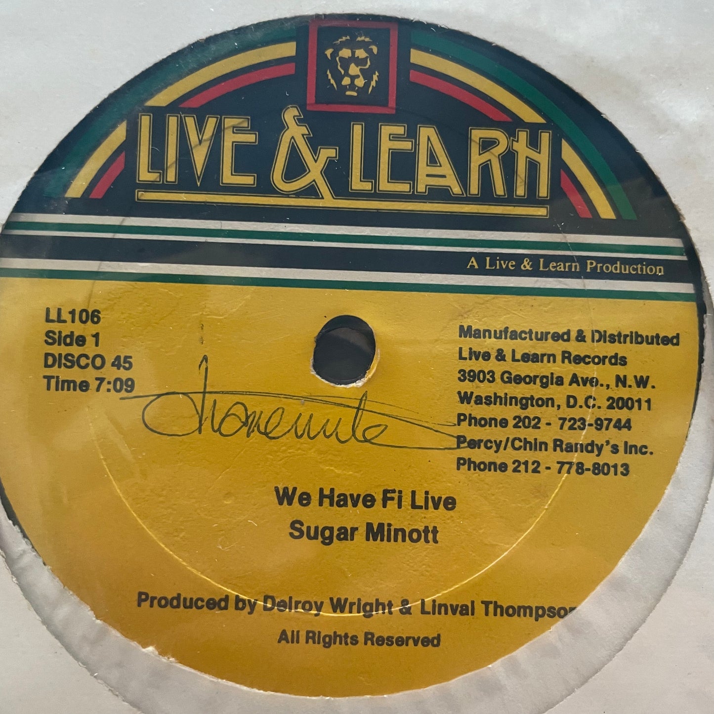Sugar Minott/ Peter Metro – We Have Fi Live/ Seven Hero