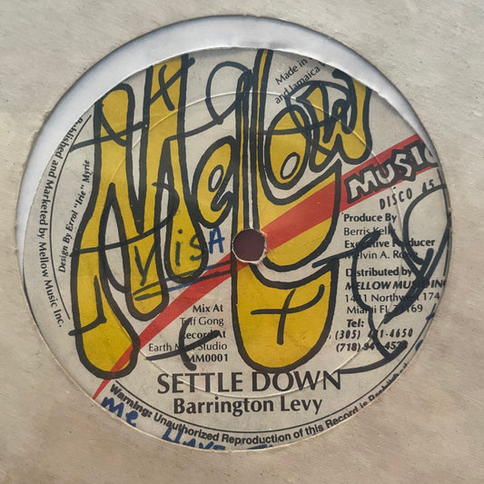 Barrington Levy – Settle Down/ Version