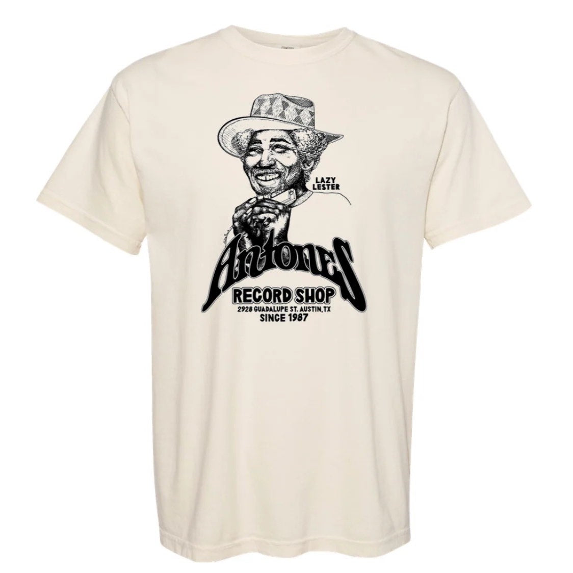 Antone's Record Shop 39th Anniversary Lazy Lester T-Shirt