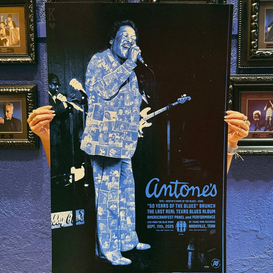 Bobby “Blue” Bland Antone’s 50th Third Man Records Poster