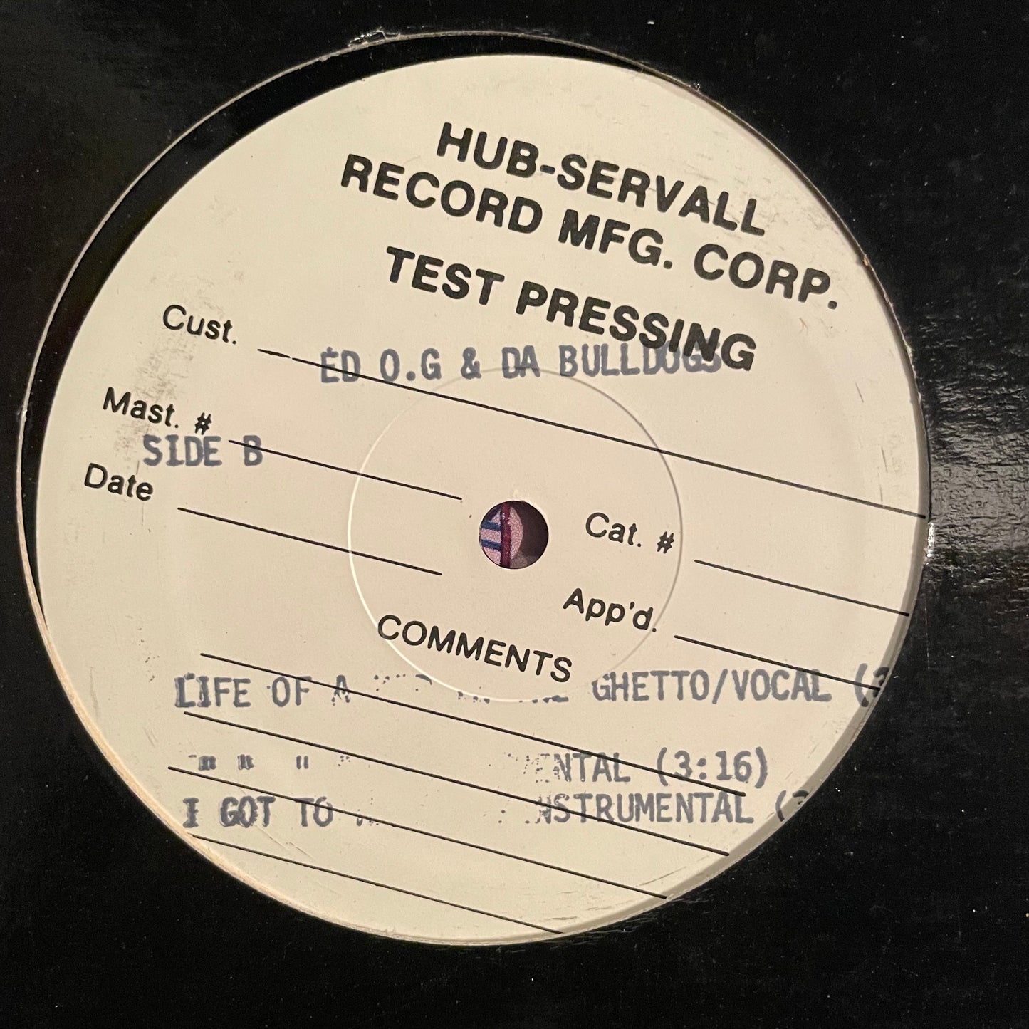 Ed O.G & Da Bulldogs – I Got To Have It (Test Pressing)