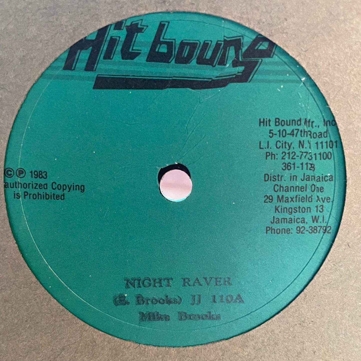 Mike Brooks – Night Raver (10")