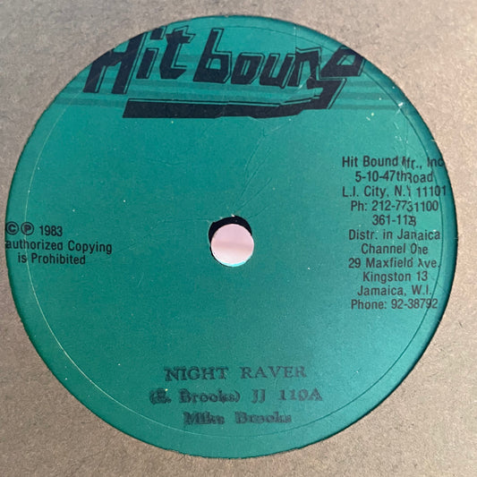 Mike Brooks – Night Raver (10")